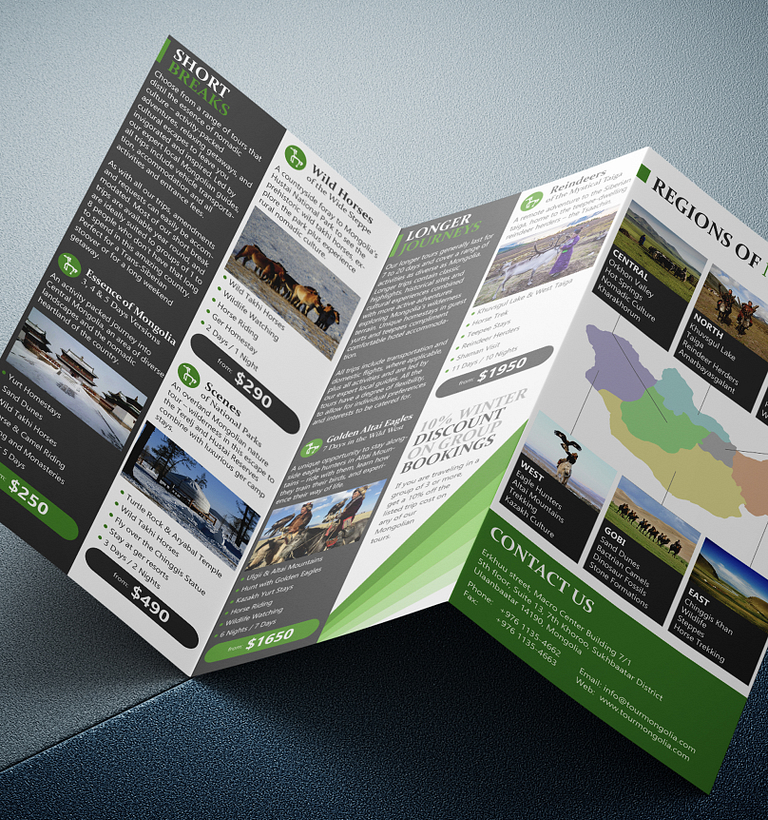 Leaflets and marketing collateral
